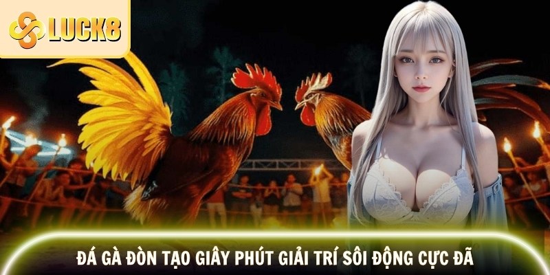Đá Gà Đòn LUCK8 – Đấu Trí Đỉnh Cao, Nổ Thưởng Cực Lớn 2 Đá gà đòn tạo giây phút giải trí sôi động cực đã